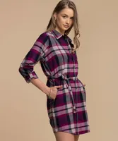 Flannel Shirt Dress