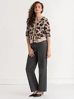 Leopard Print Cardigan