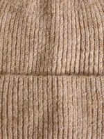 Alpaca Wool-Blend Beanie