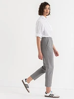 Knit Tapered Leg Pant