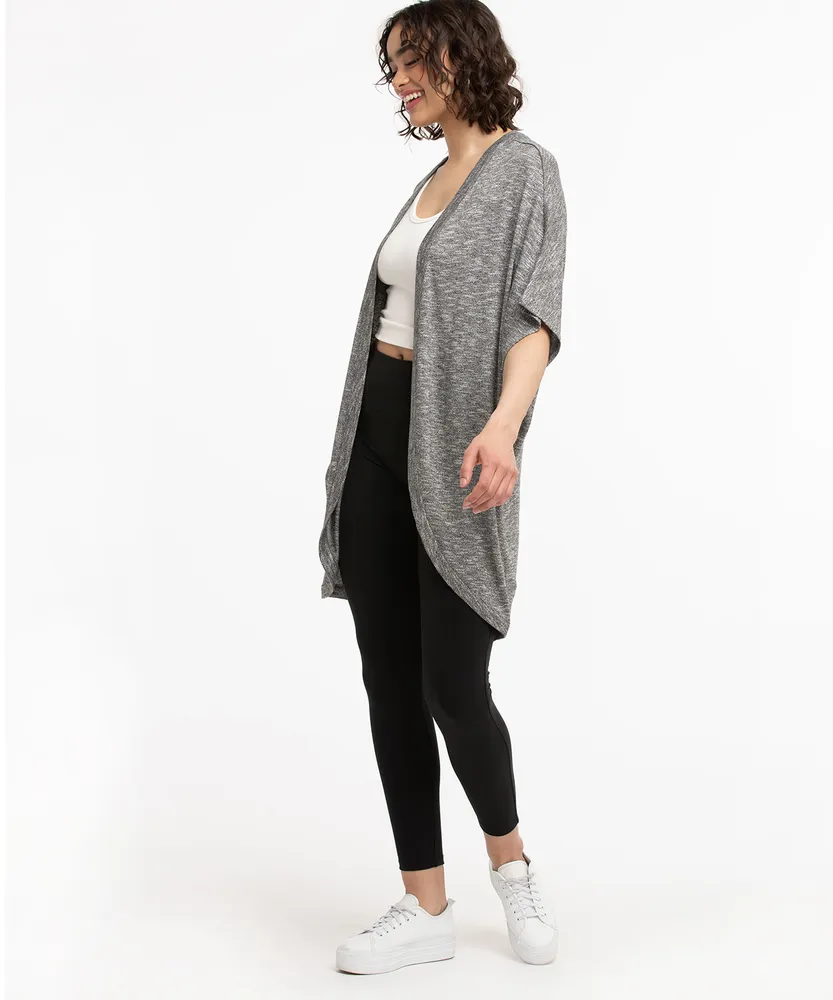 Short Sleeve Cocoon Cardigan