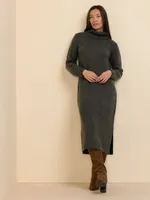 Turtleneck Sweater Dress