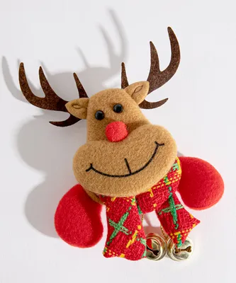 Festive Reindeer Brooch