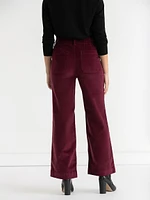 Corduroy Wide Leg Pant