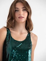 Sequin Tank Top