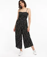 Strappy Smocked Jumpsuit