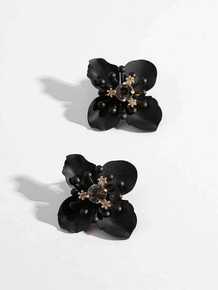 Matte Flower Earrings