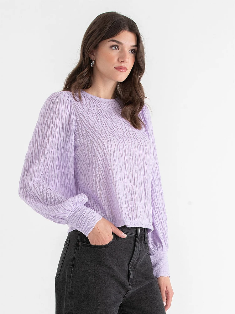 Textured Knit Top