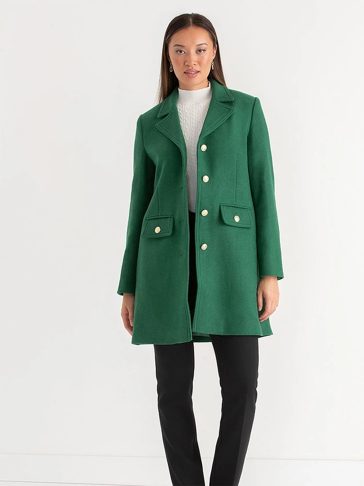 Pippa Fancy Wool Coat