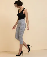 Skinny Capri Microtwill