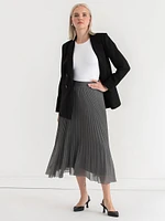 Release Pleat Midi Skirt