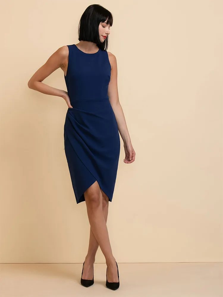 Sleeveless Tulip Hem Dress