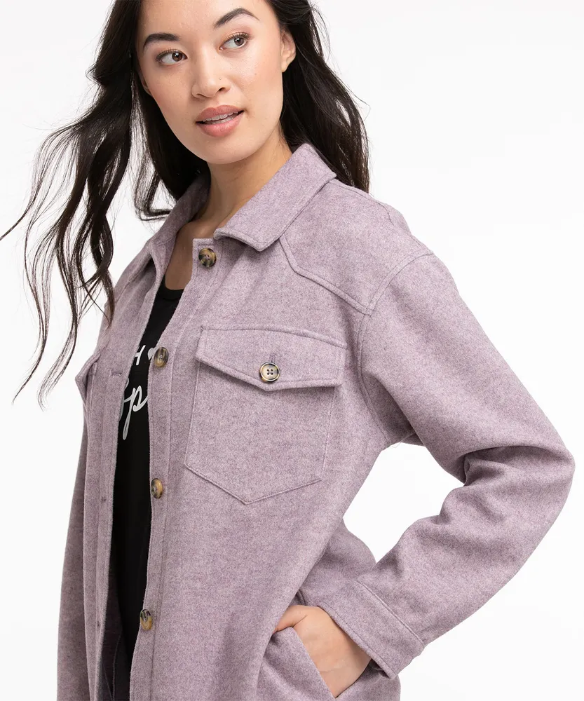 Belted Shirt Jacket