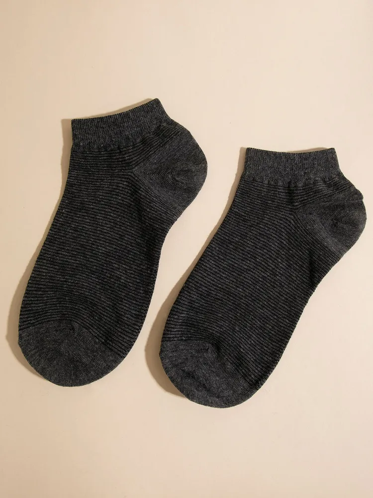 Fine Stripe Ankle Sock