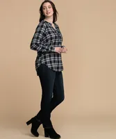 Henley Flannel Shirt