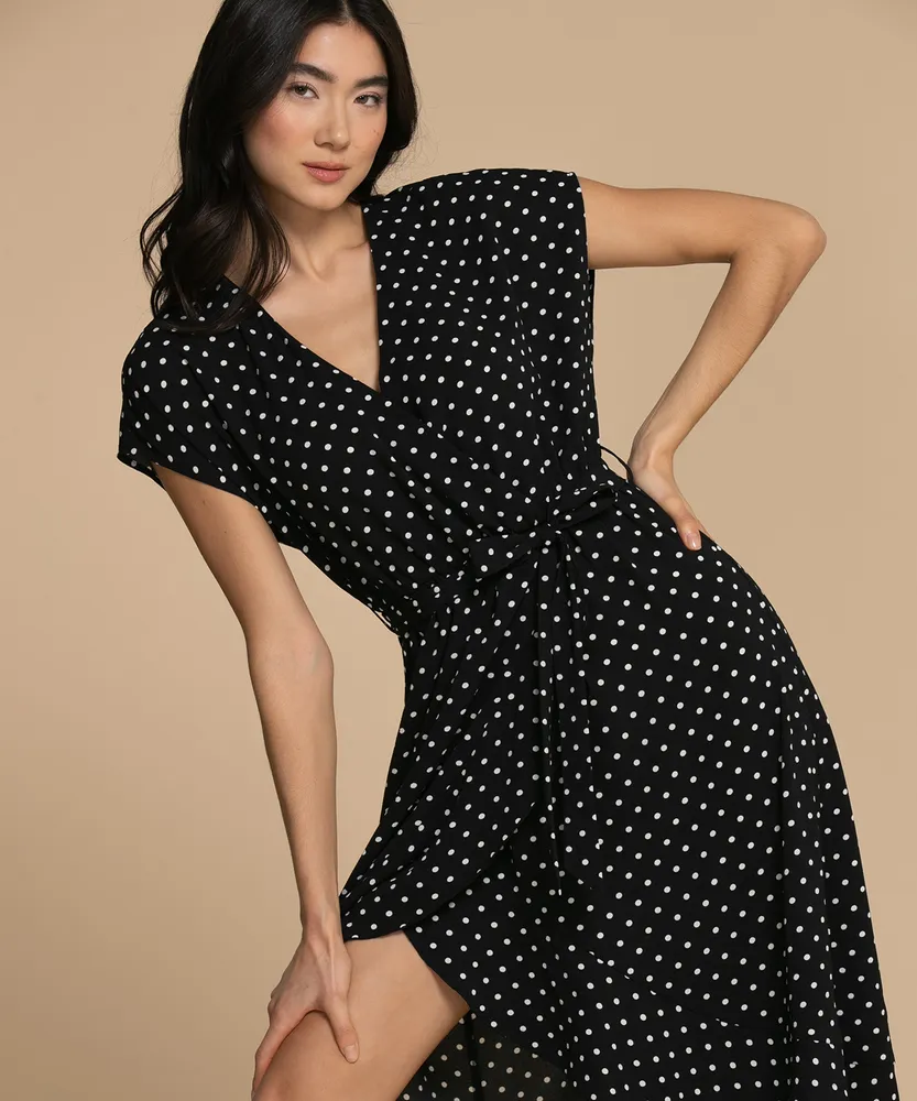 Wrap Midi Dress