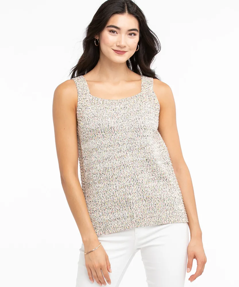 Square Neck Sweater Tank