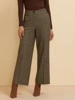 Maxwell Wide Leg Pant Plaid