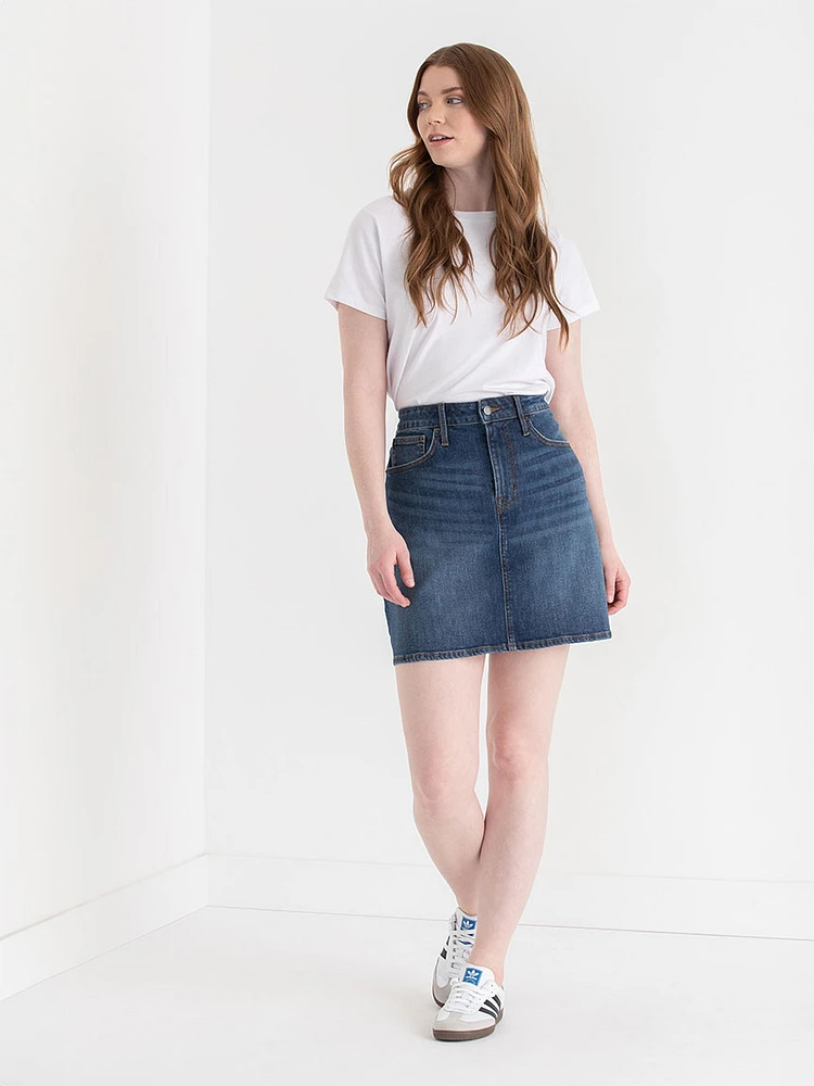 Denim Mini Skirt