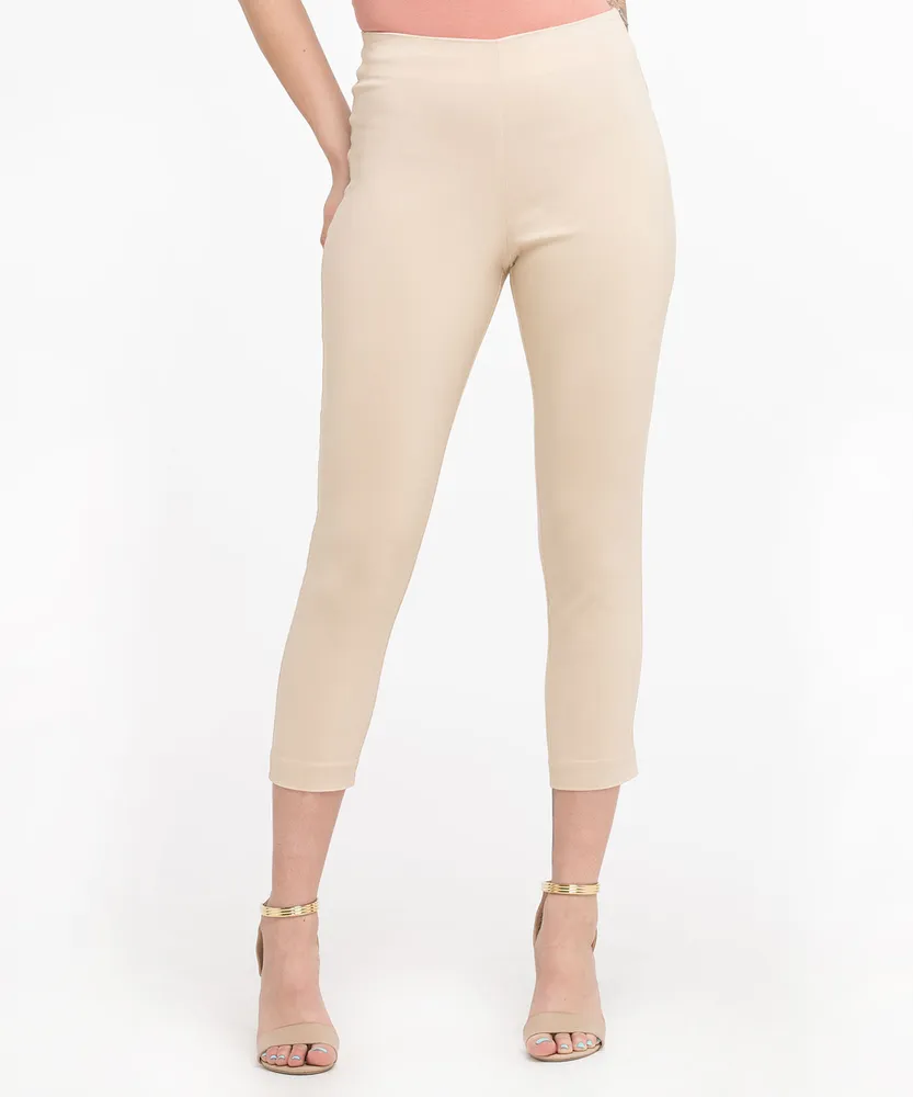 Microtwill Skinny Cropped Pants