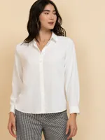 Nicole Long Sleeve Collared Shirt