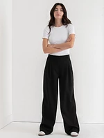 Maxwell Wide Leg Pleated Pant Luxe Tailored