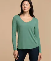 Long Sleeve V-Neck Tee