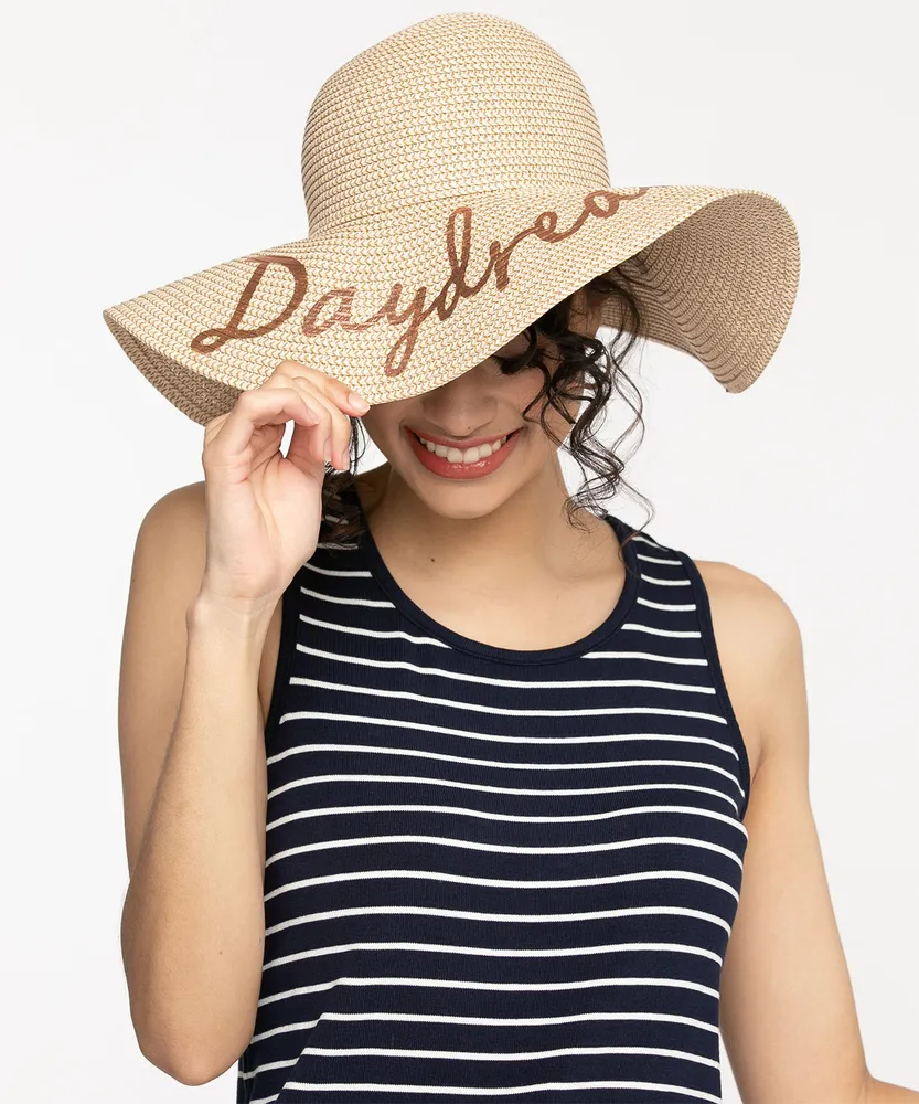 Graphic Floppy Paper Hat