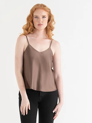 Satin V-Neck Cami