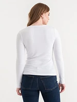 Long Sleeve Henley Shirt