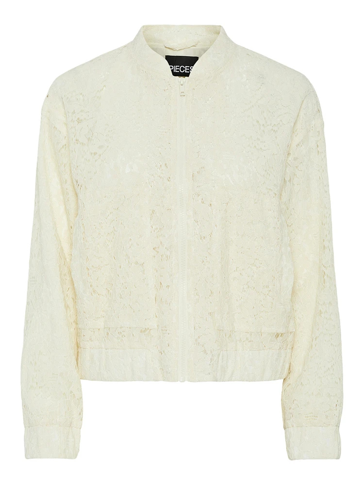 Polly Lace Bomber Jacket