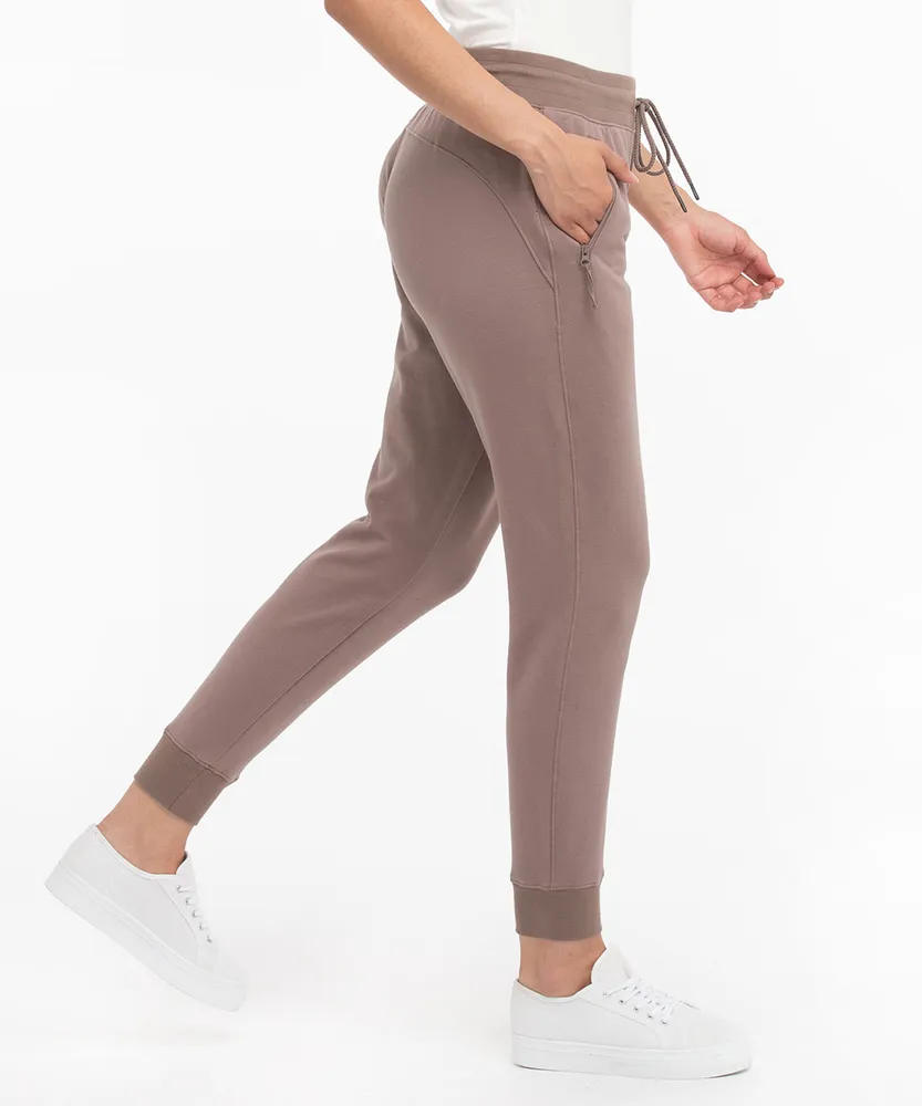 French Terry Zipper Pocket Jogger