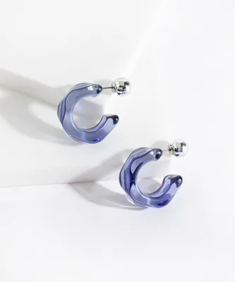 Jelly Hoop Earring