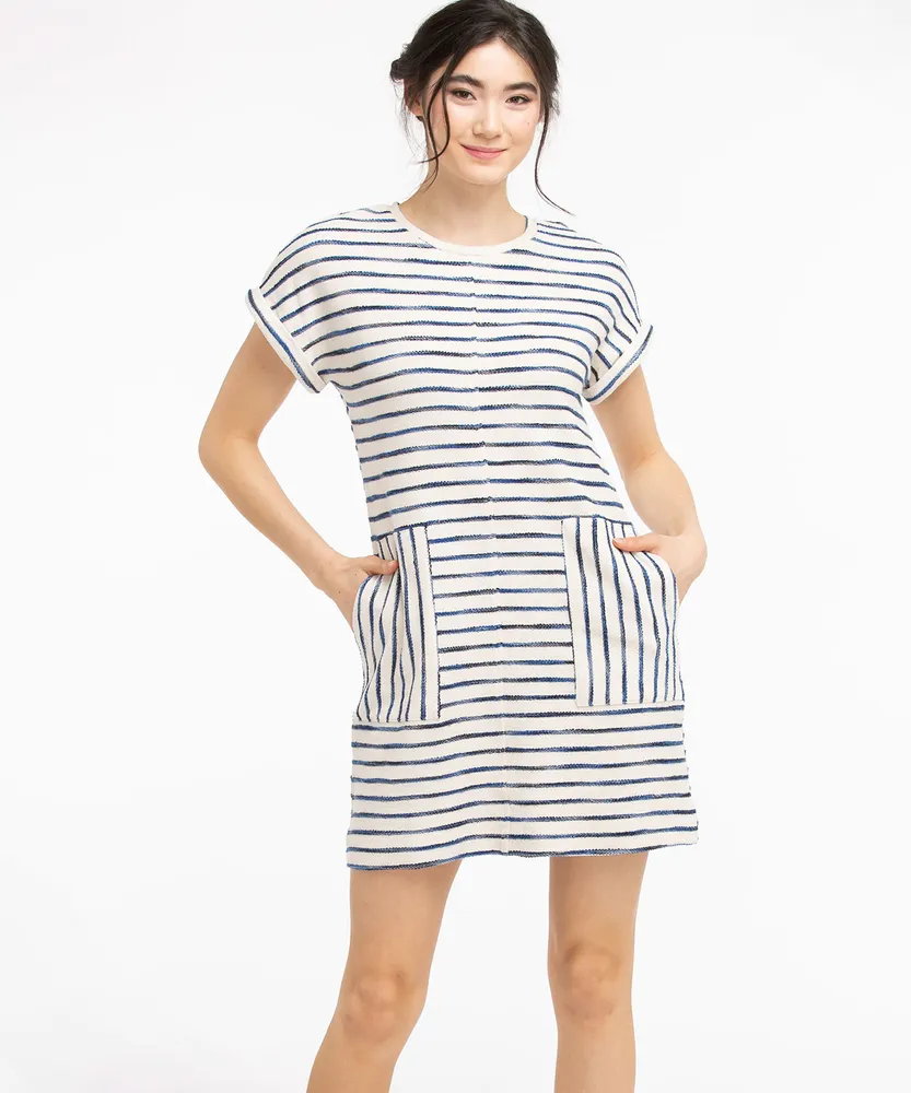 Pocketed Sweatshirt Dress