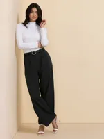 Long Sleeve Lace Mock Neck