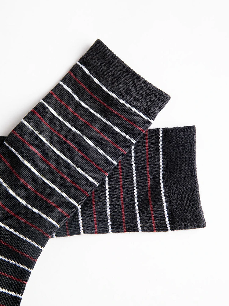 Striped Crew Socks