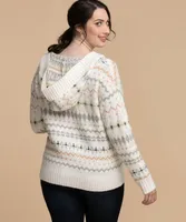Hooded Fair Isle Sweater
