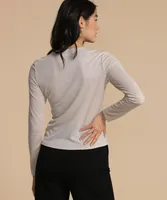 Long Sleeve Cutout Top