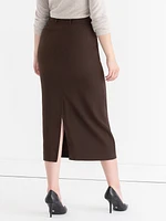 Evan Crepe Midi Skirt