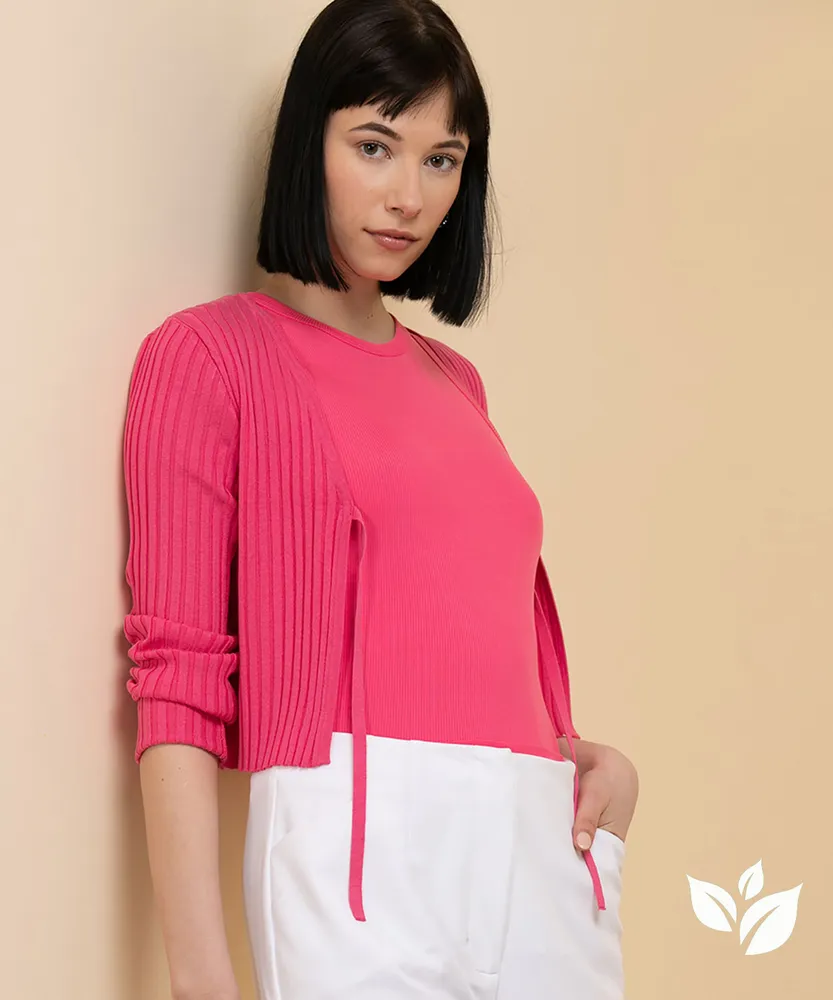 Tie-Front Cardigan