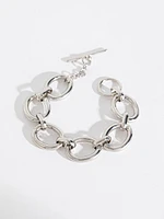 Silver Chunky Chain Bracelet