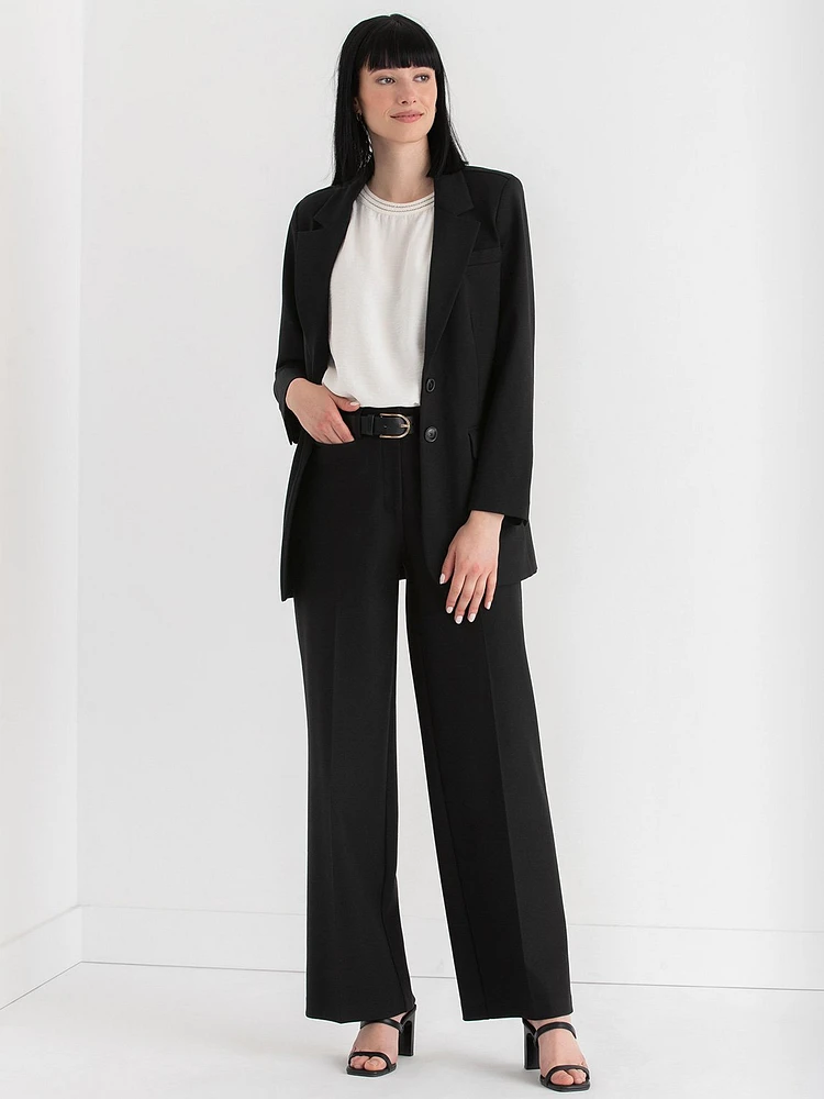 Weslee Wide Leg Pant Luxe Ponte