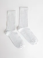 High Lurex Crew Socks