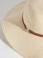 Wide-Brim Straw Hat