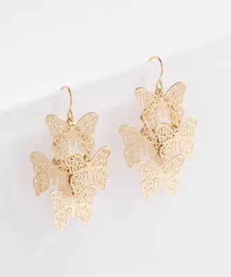 Dangly Butterfly Earring