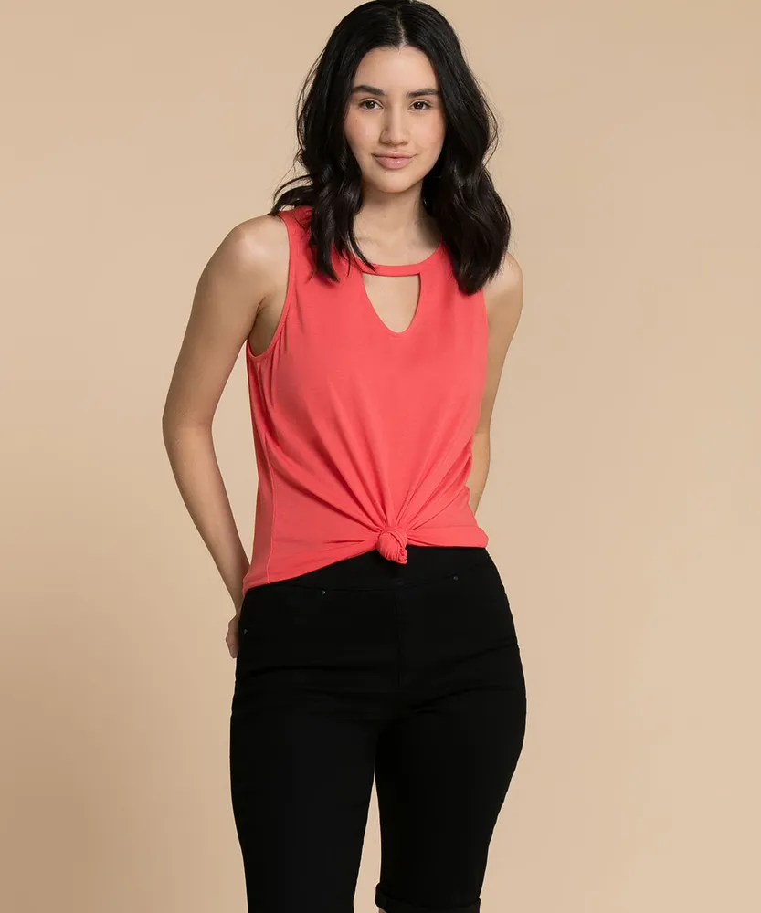 Cut-Out Tank Top