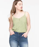 Strappy Challis Tank Top