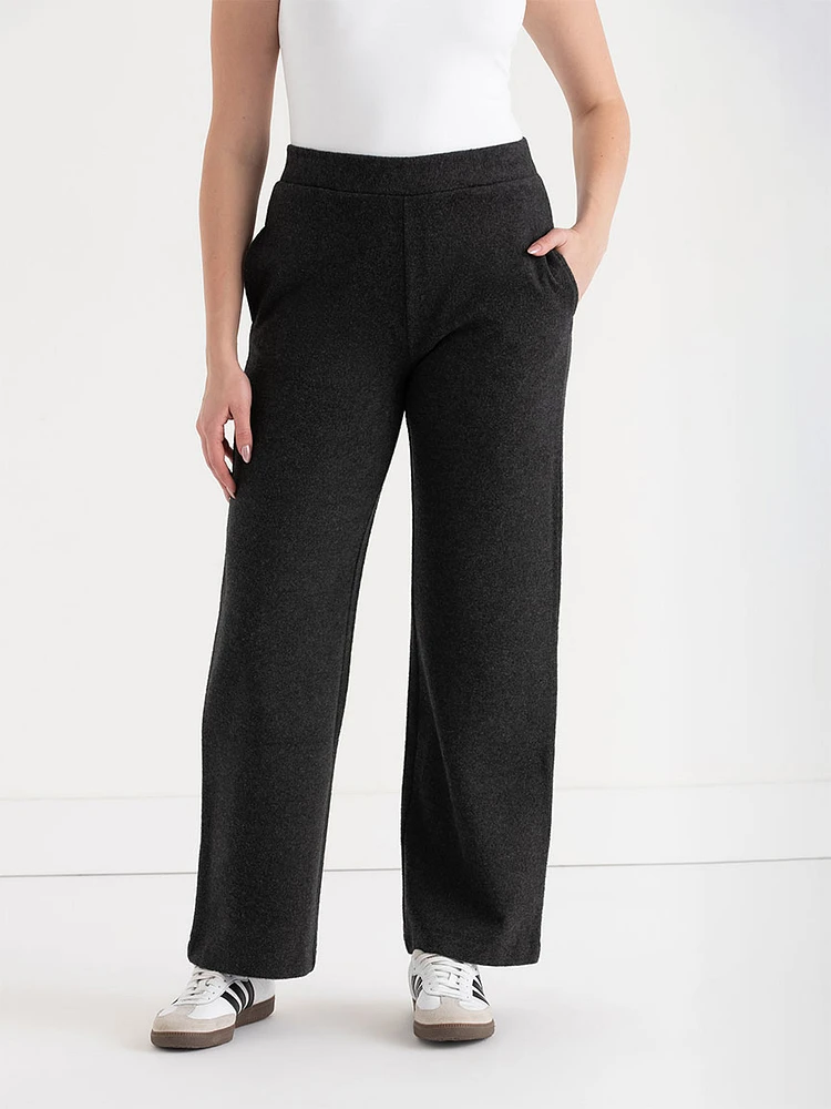 Soft Cotton Straight Leg Pant