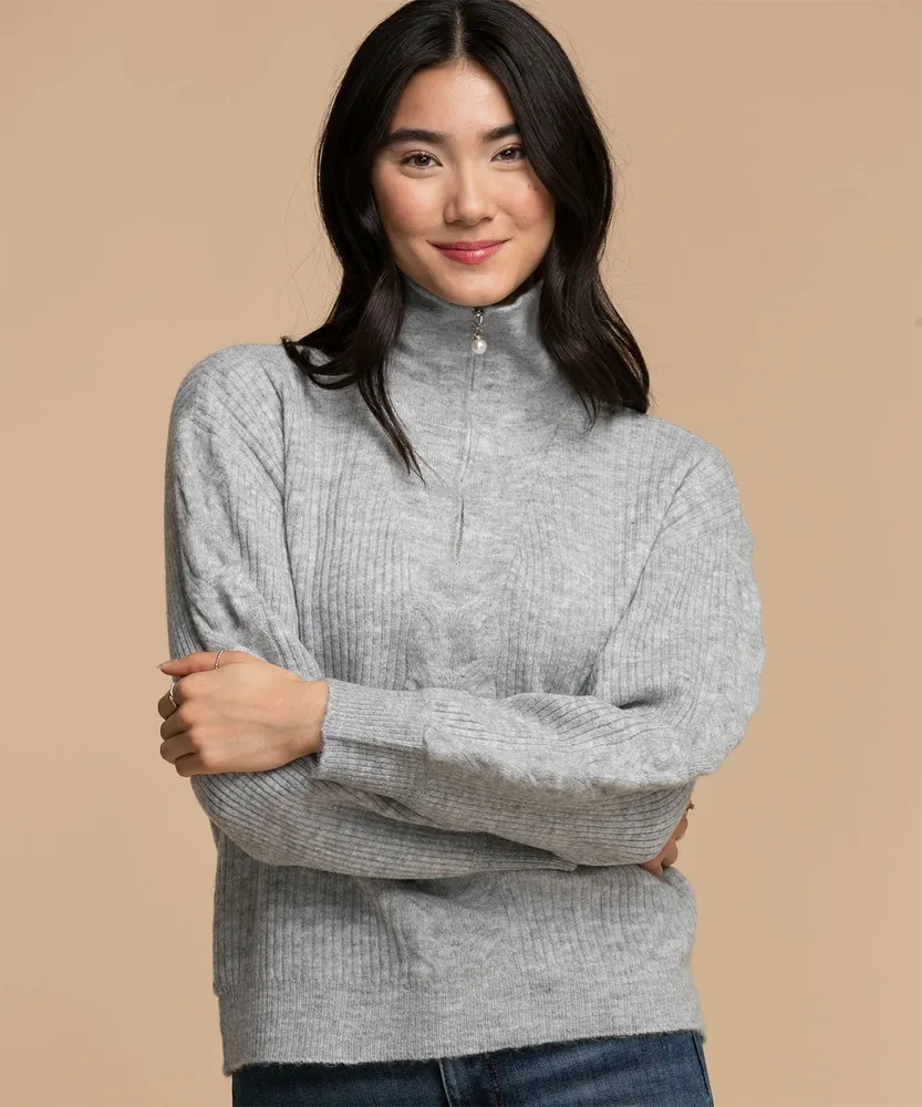 GUILTY HALF ZIP SWEATER