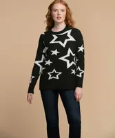 Eco-Friendly Starry Tunic Sweater